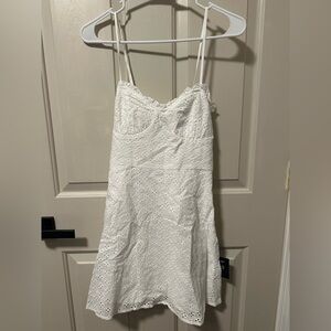 Lulus White Eyelet Dress
